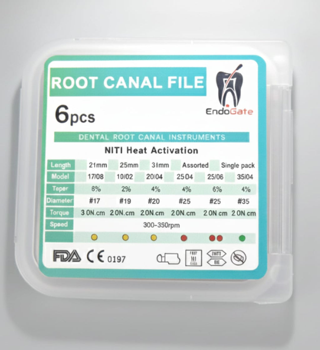 Endo Rotary Files 04 Taper Gold